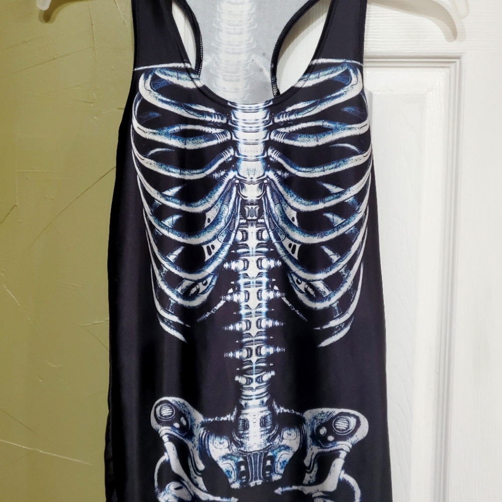 Skeleton tank top
